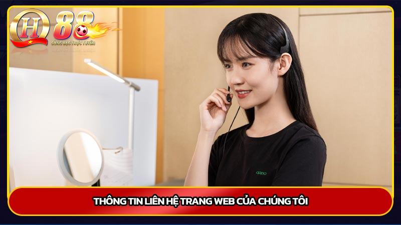 Thông tin liên hệ trang web của chúng tôi